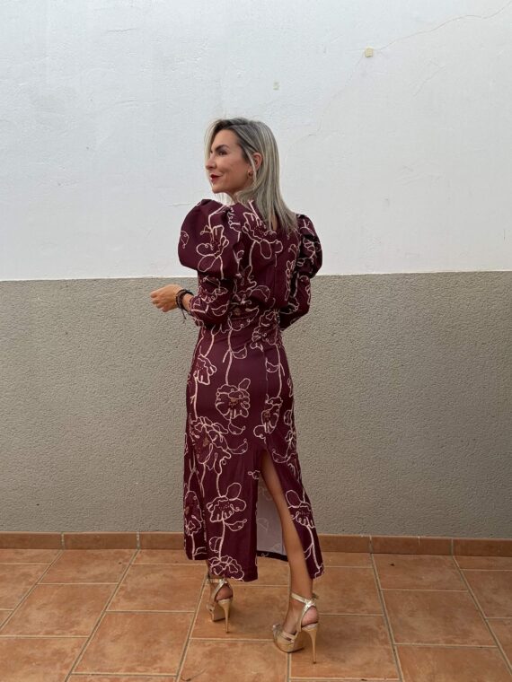 Vestido Nápoles marrón