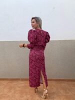 Vestido Napolés grosella