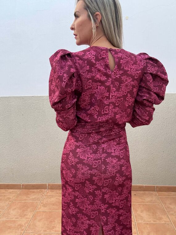 Vestido Napolés grosella