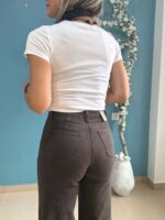 Wide leg chocolate push up