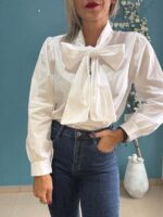 Camisa lazo cuello