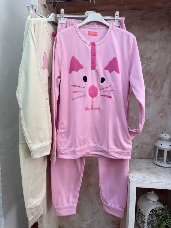 Pijama cara gato