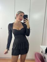 Vestido mono efecto corsé