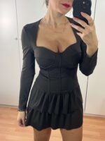 Vestido mono efecto corsé