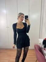 Vestido mono efecto corsé