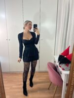 Vestido mono efecto corsé