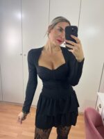 Vestido mono efecto corsé