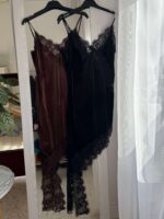 Vestido lencero terciopelo