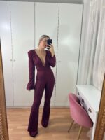 Mono manga larga strass