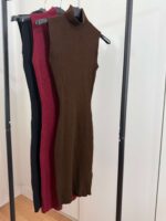 Vestido canalé sin mangas