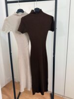 Vestido Canalé manga corta