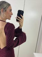 Mono manga larga strass