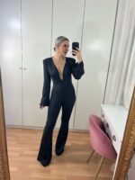 Mono manga larga strass