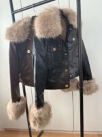 Chaqueta polipiel forrada pelito