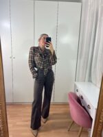 Jean chocolate cinturón