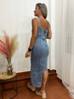 Vestido Largo Denim