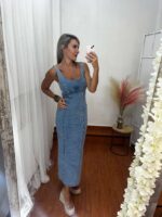 Vestido Largo Denim