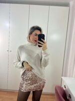 Falda pantalón lentejuelas