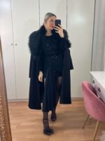 Abrigo largo de pelo