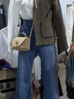 Chaqueta volante terciopelo verde