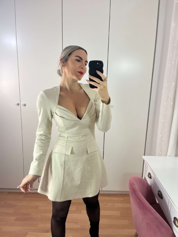 Vestido escote corazón