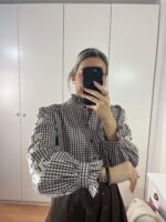 Camisa vichy bordada