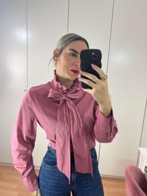 Camisa lazo rosa
