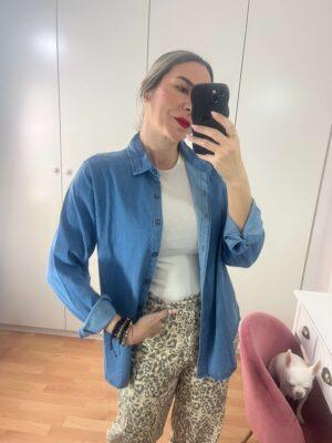 Camisa denim básica