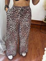 Pantalón fluido animal print