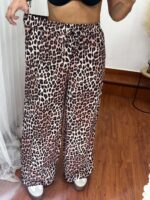 Pantalón fluido animal print