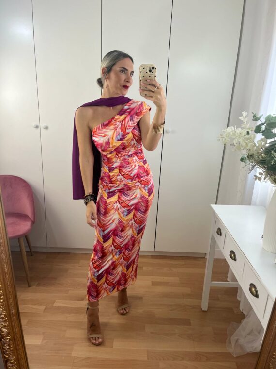 Vestido Formentera coral