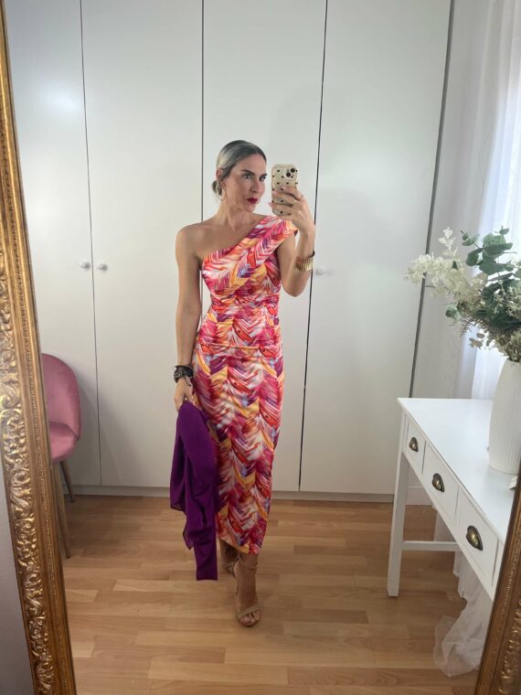 Vestido Formentera coral