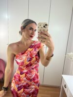 Vestido Formentera coral