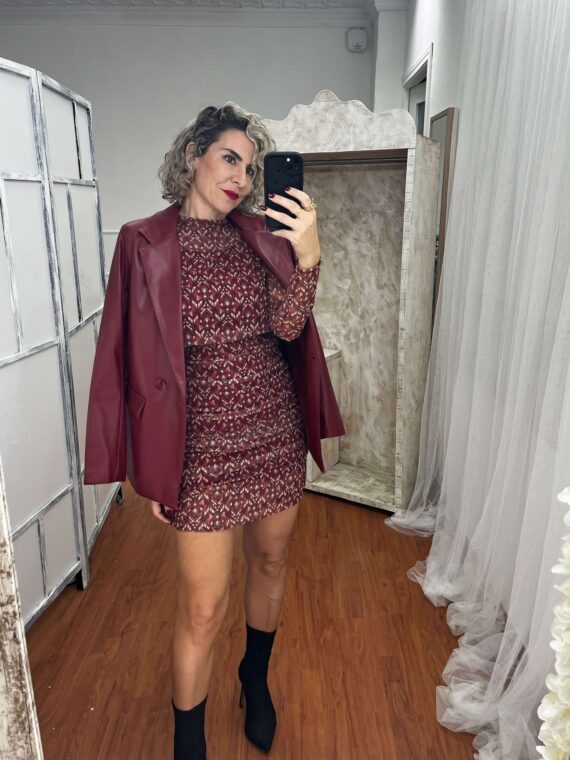 Vestido Noemí vino