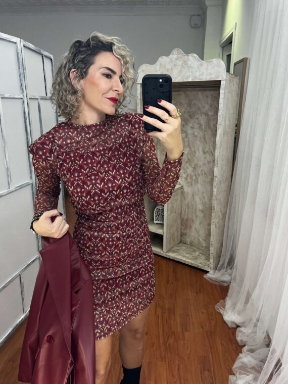 Vestido Noemí vino