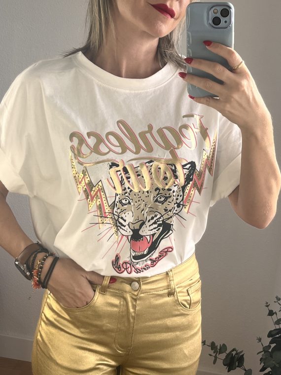 Camiseta over sized tigre