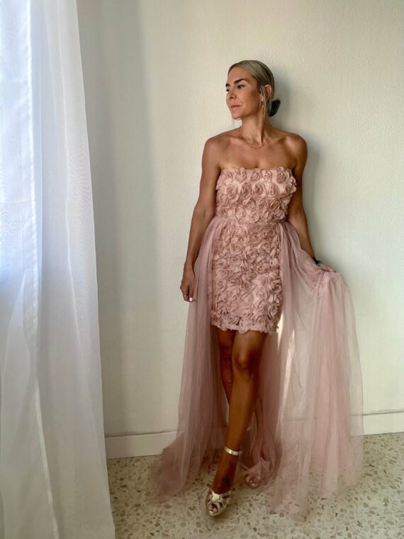 Vestido Princess  rosa