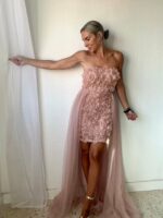 Vestido Princess  rosa