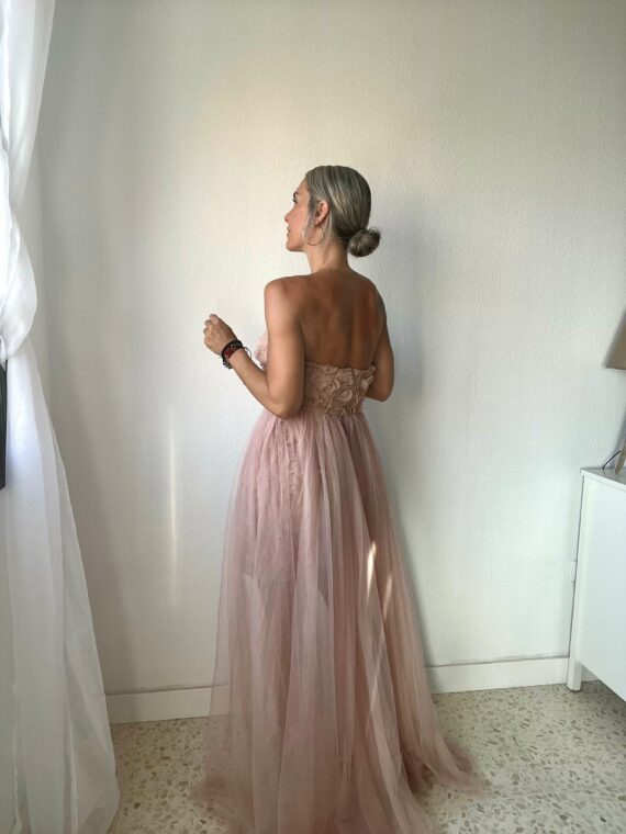 Vestido Princess  rosa