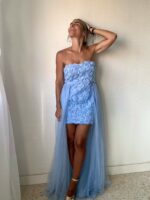 Vestido Princess azul