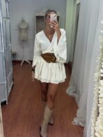 Bota cow beige