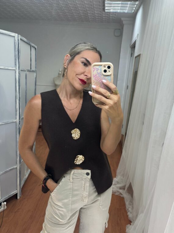 Chaleco punto