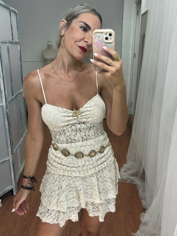 Falda chantilly