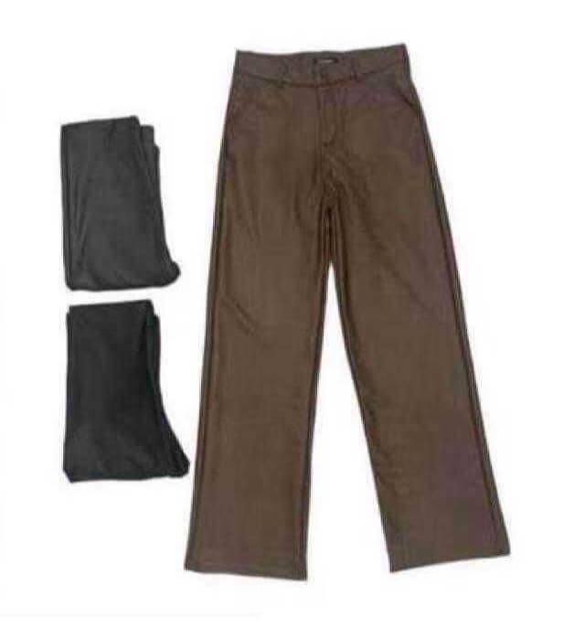 Pantalón cropped polipiel