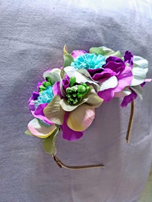 Diadema floral 002